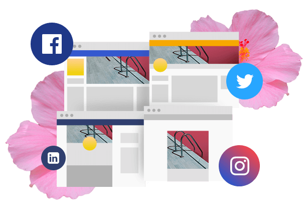social media services for hotel and resort