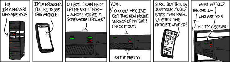 Server Attention Span Funny Comic Strip