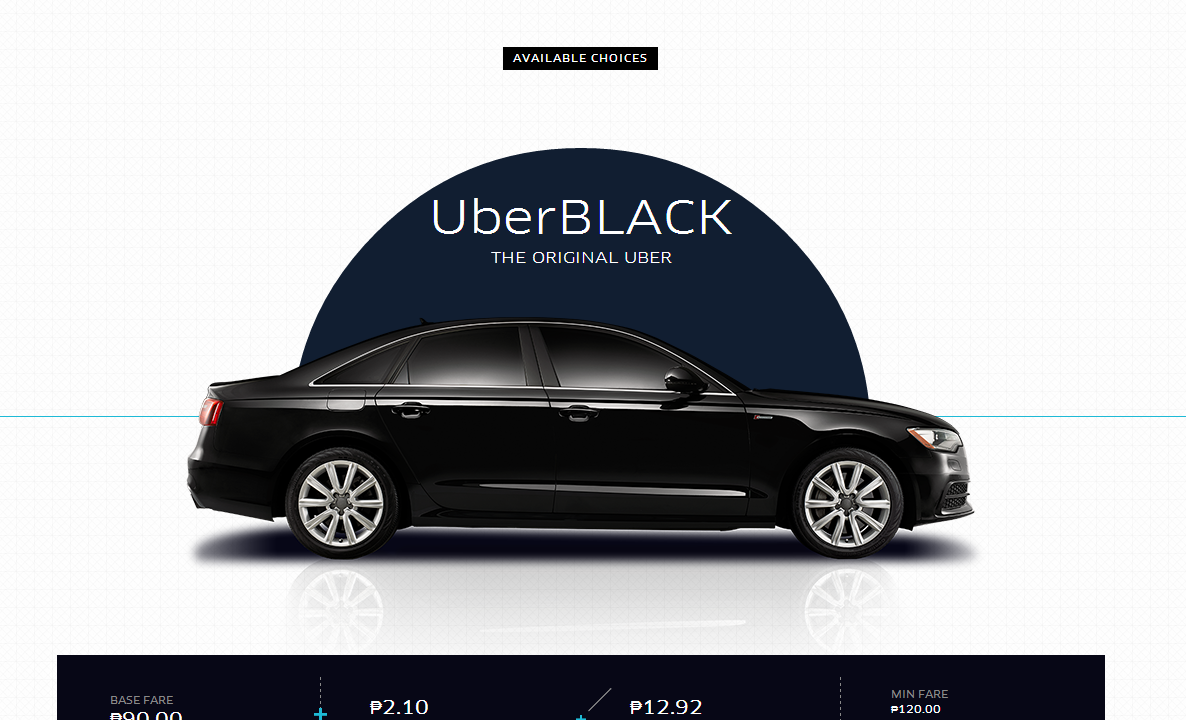 Uber black service