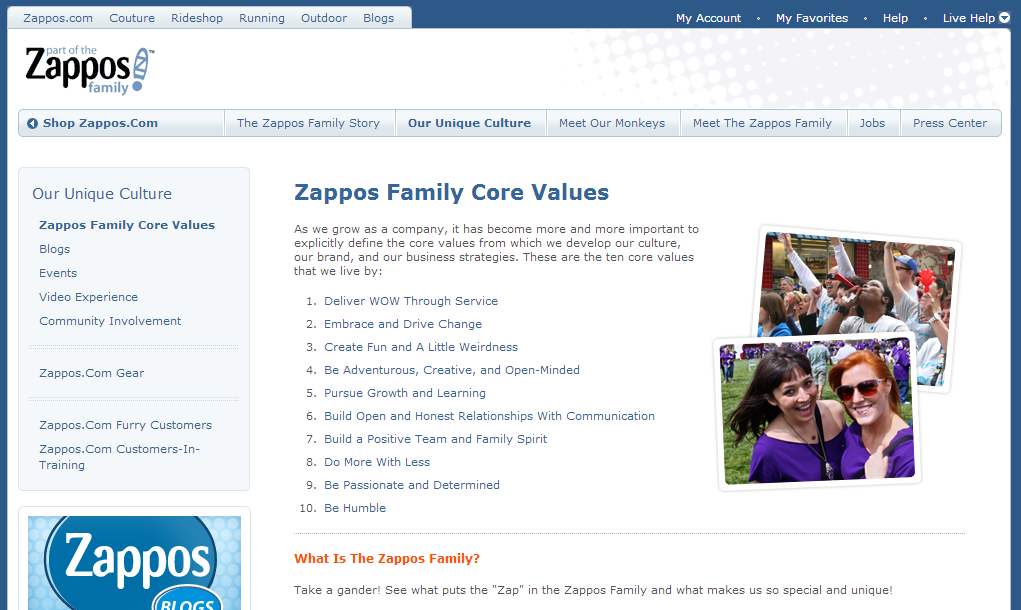 Zappos Culture