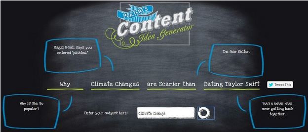 Portent's Content Idea Generator