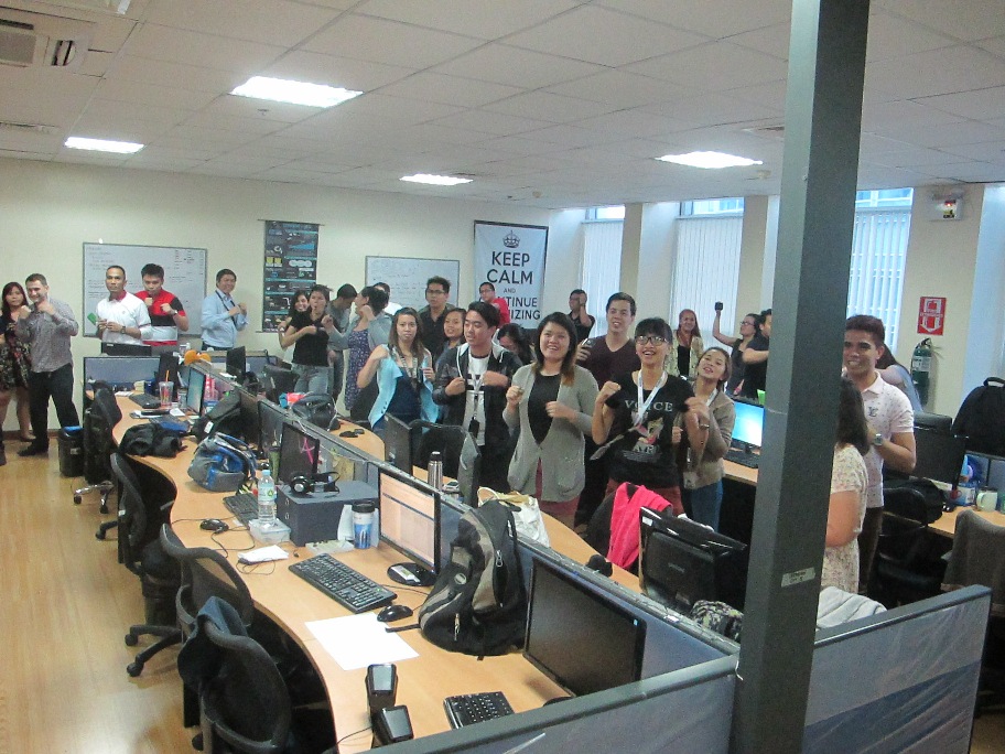 Body Combat Demo at the Truelogic Office