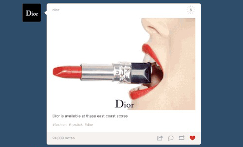 Dior Sponsored Post