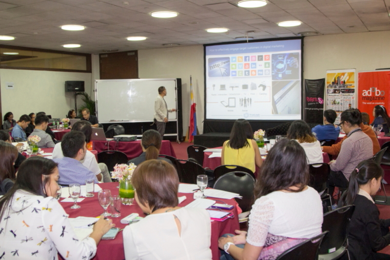 Berns at a Digital Marketing Seminar