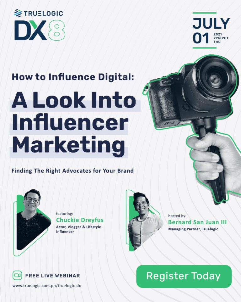 This July: A Truelogic DX Webinar on Influencer Marketing