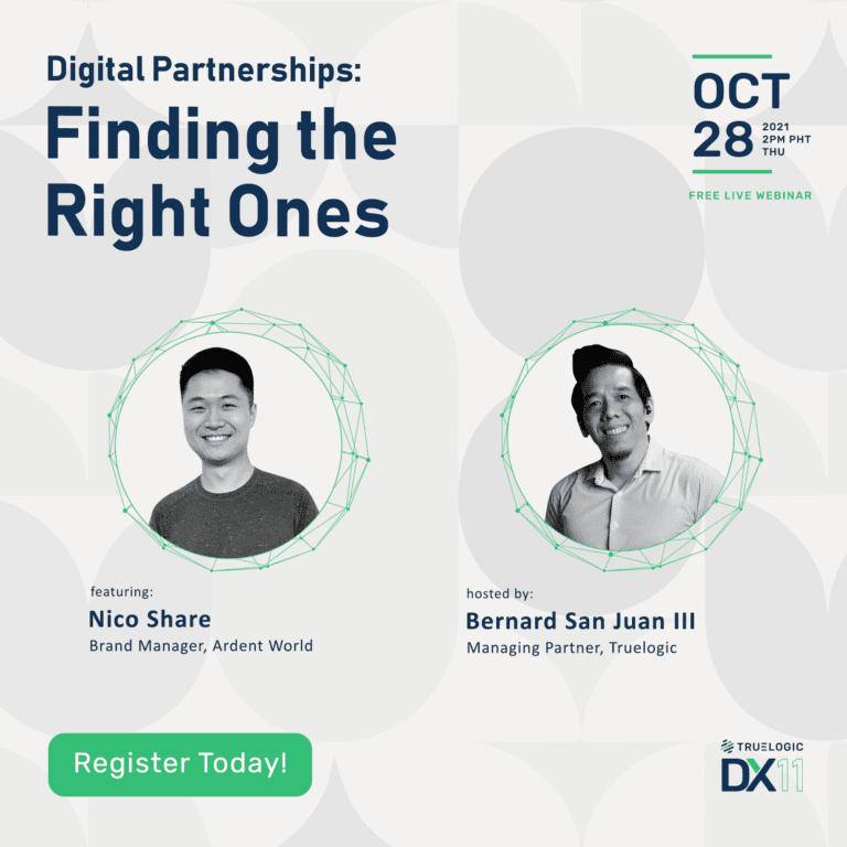 This October on Truelogic DX 2021: Finding the Right Digital Partners