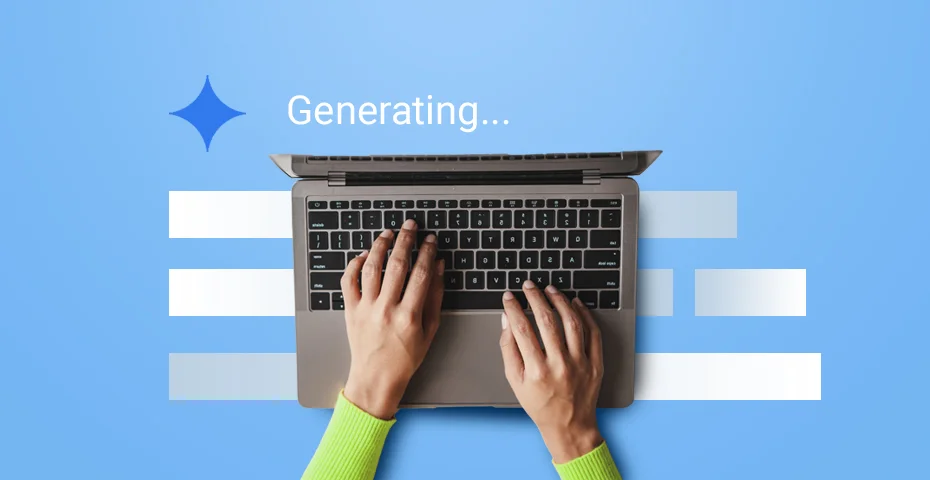 a woman using a laptop
