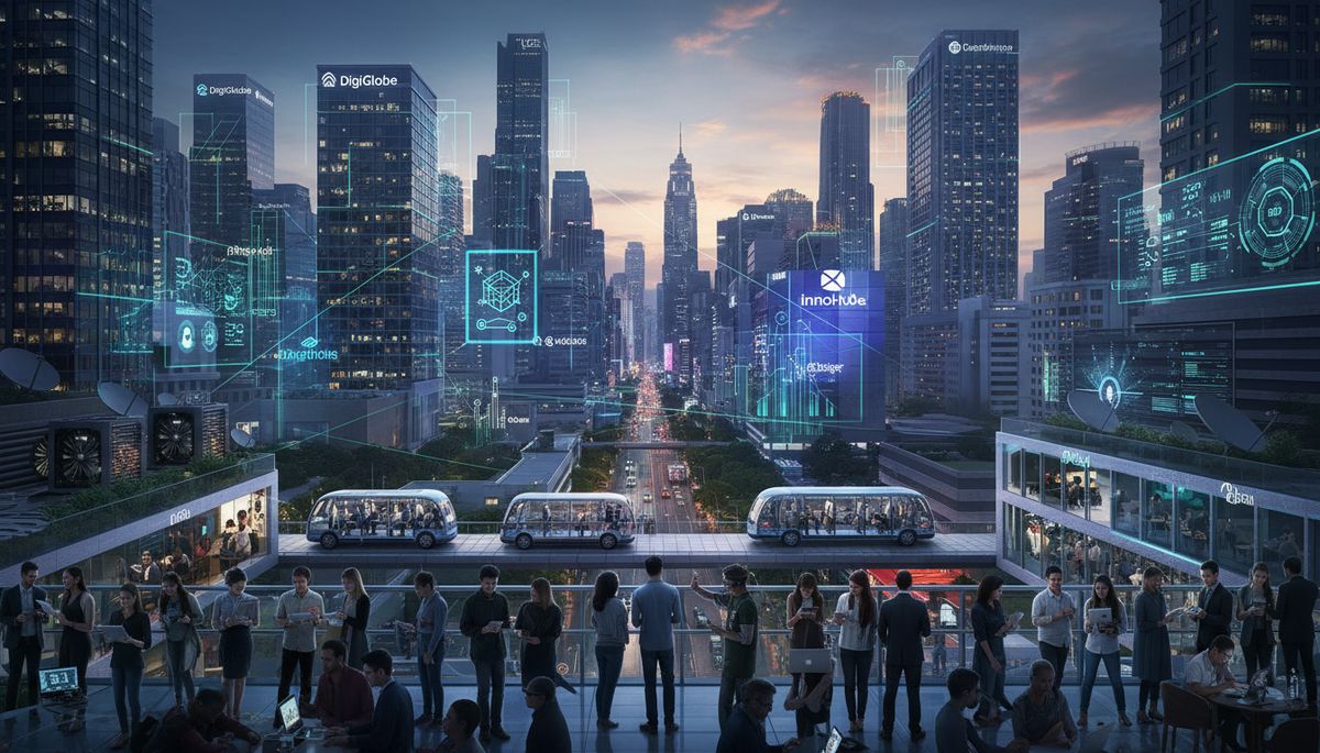 Manila cityscape highlighting the growth of the digital economy in the Philippines.