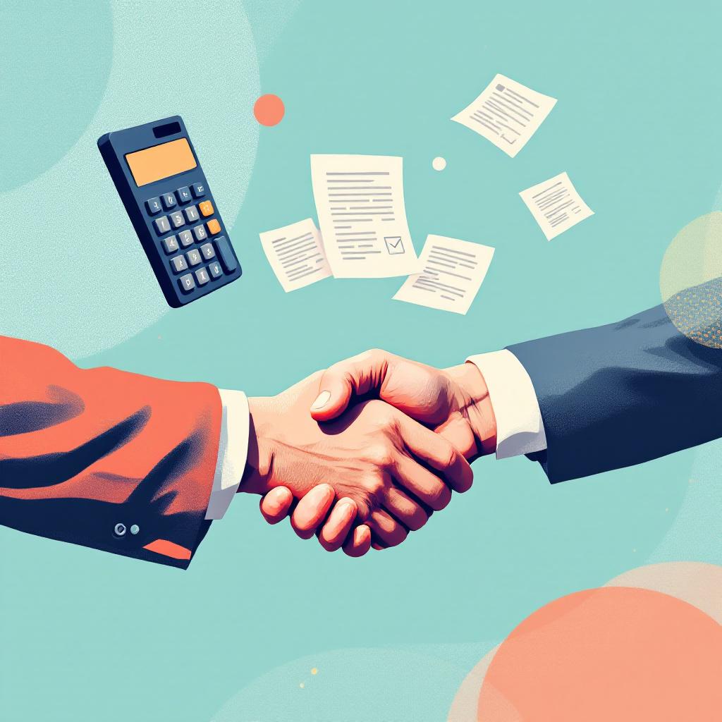 Agency partnership concept - business collaboration