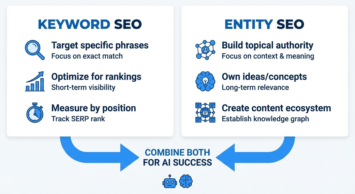 Entity SEO vs Keyword SEO