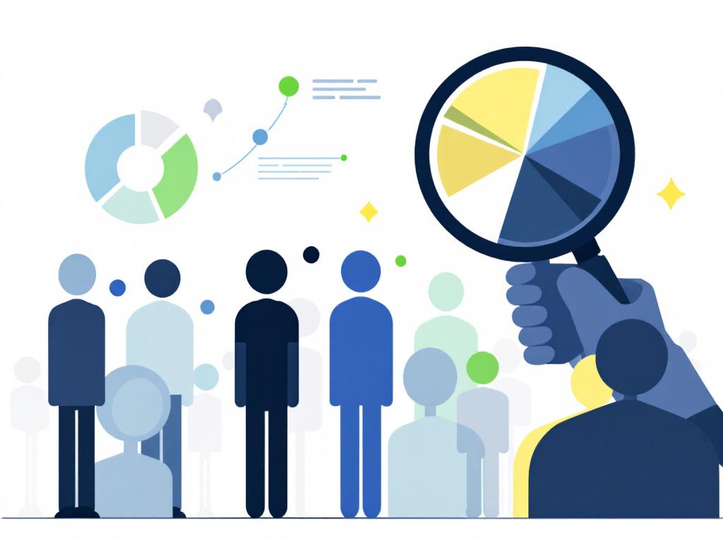 Audience segmentation and niche targeting visualization