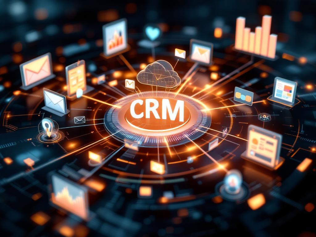 CRM integration concept