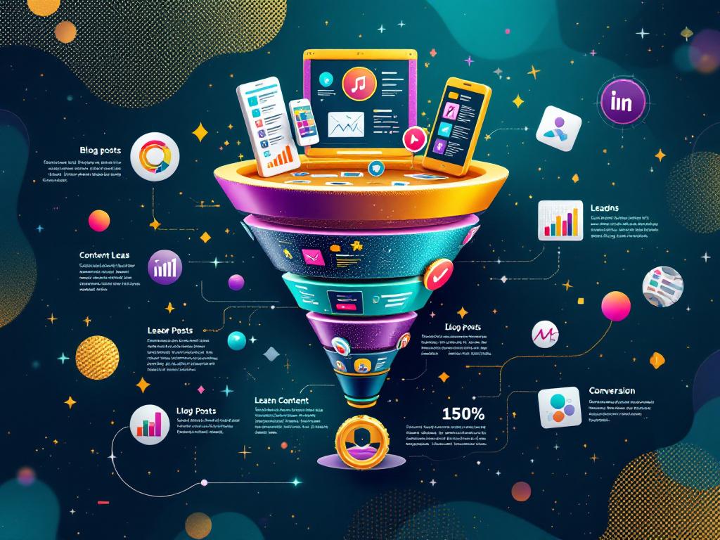 Content marketing KPIs measuring engagement and lead generation