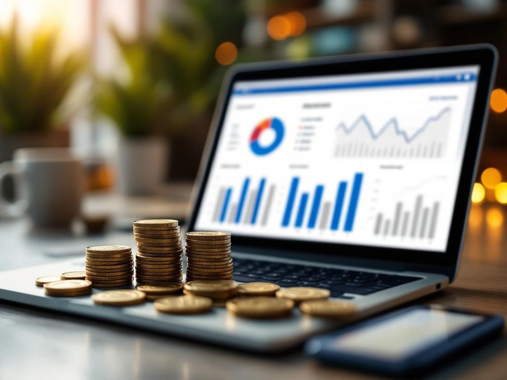 Business budget planning concept with Philippine peso