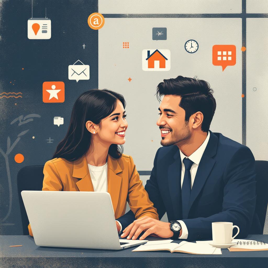 Gen X Filipino professional balancing work-life and mentoring younger employees in business setting