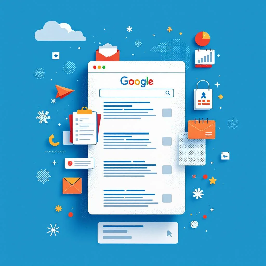 Evolution of Google SERP layouts and features over time