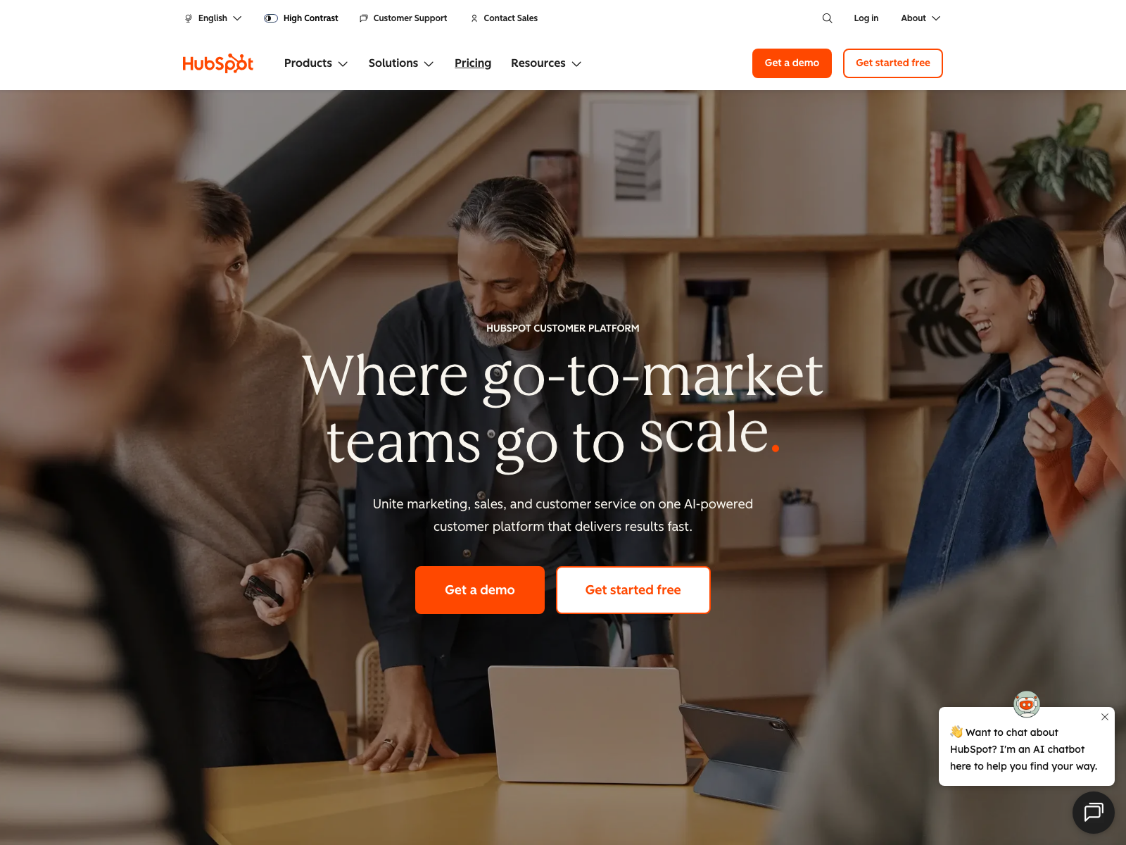 HubSpot marketing automation platform