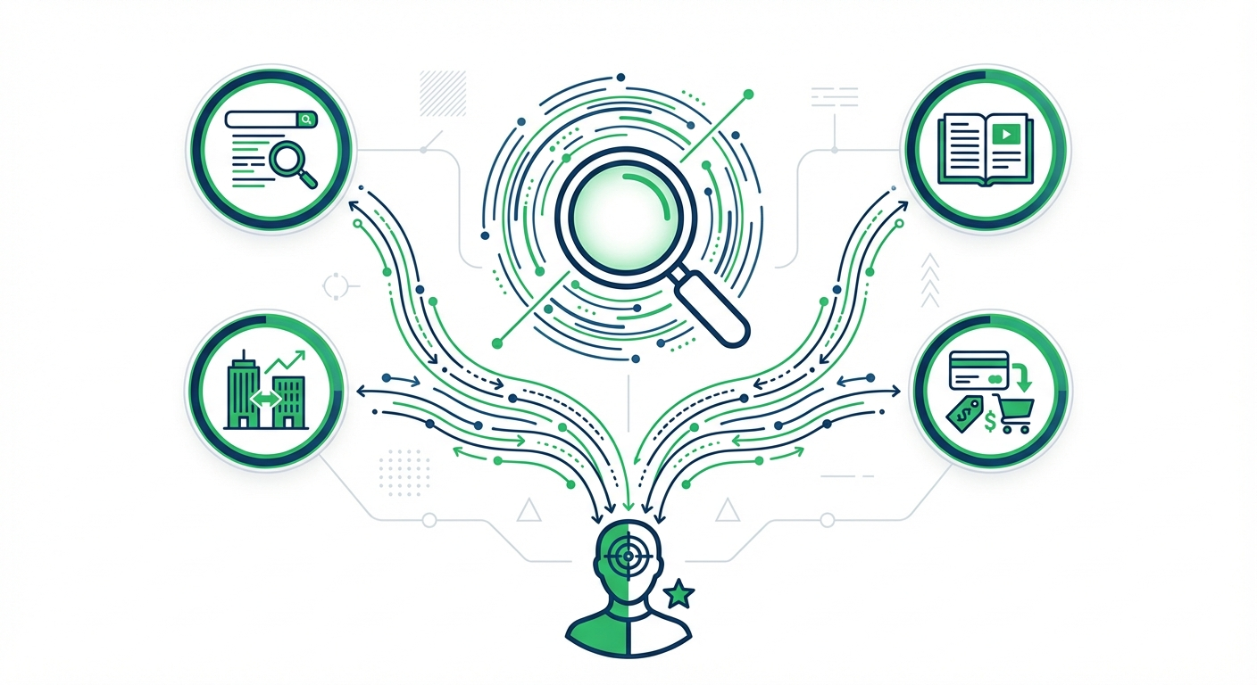 Intent data signals showing buyer behavior patterns for lead qualification