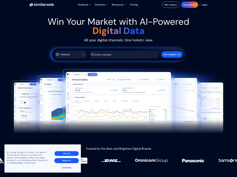 SimilarWeb traffic analysis