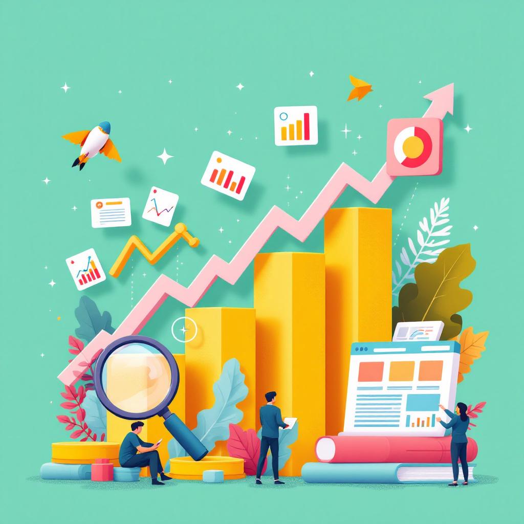 SEO rankings and organic traffic analysis showing trends