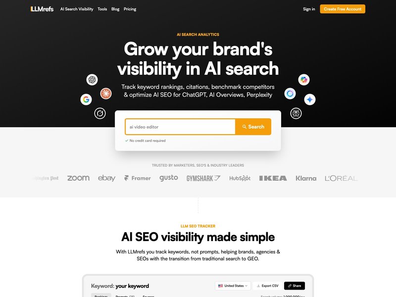 LLMRefs AI Visibility