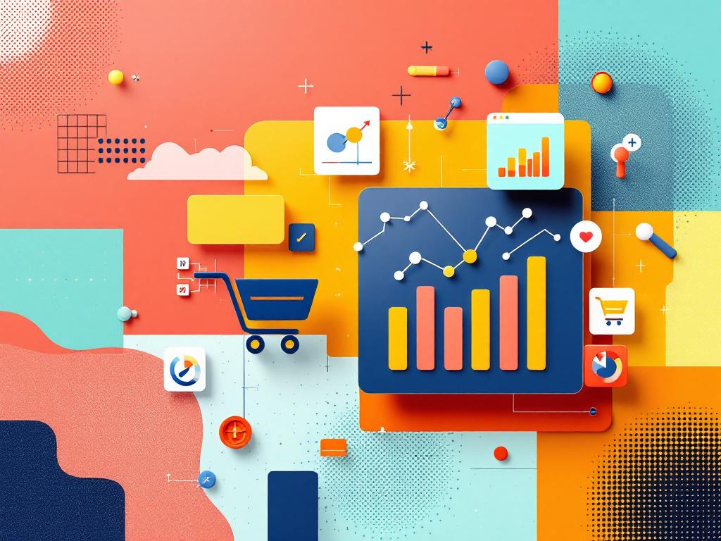 Revenue tracking analytics collage image