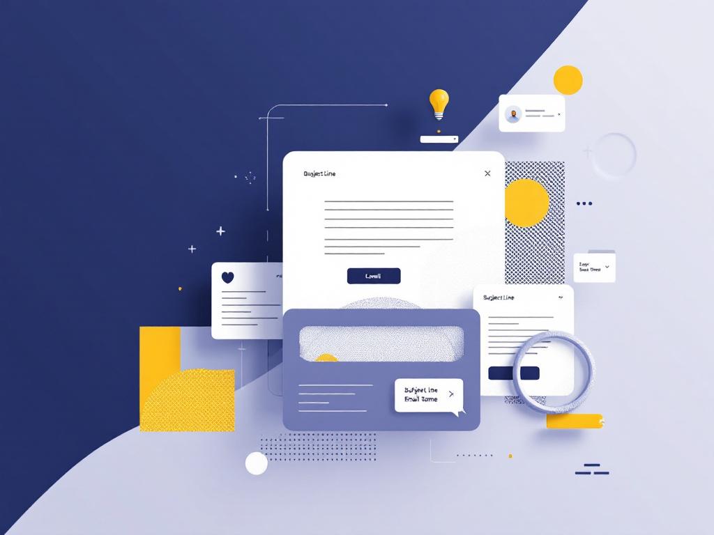 Email copy and subject line creative concept
