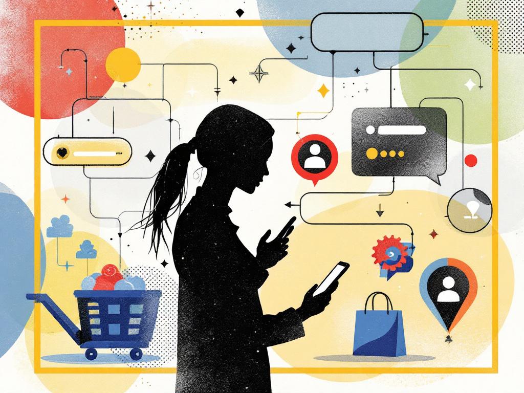 AI-assisted customer journey concept for Filipino consumers across digital touchpoints