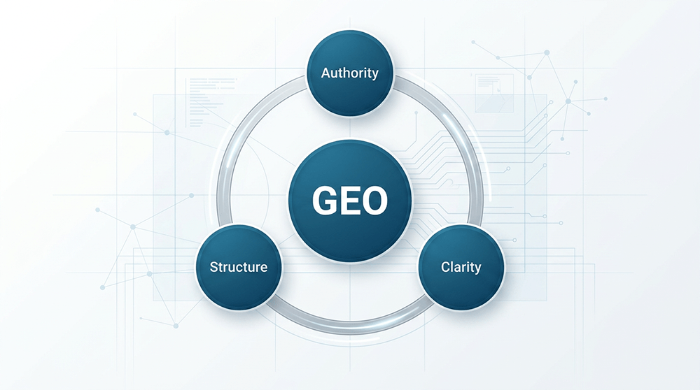 GEO components- Authority, Structure, and Clarity